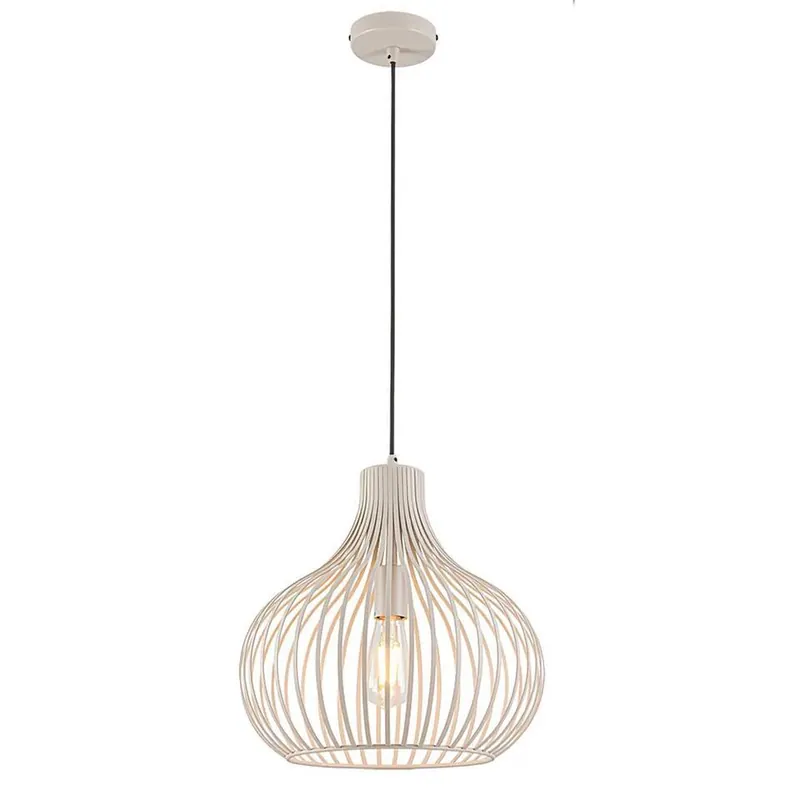 Laatste Versie Freelight Hanglamp Aglio - creme - 38x150 cm