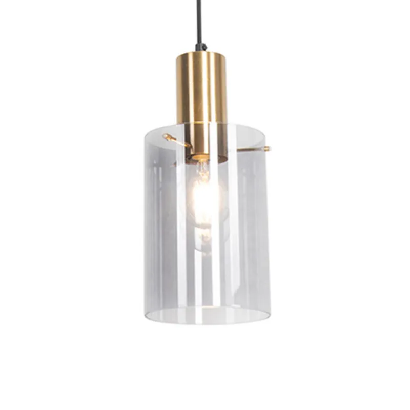 Alleen Vandaag Qazqa hanglamp vidra goudkleurig e27