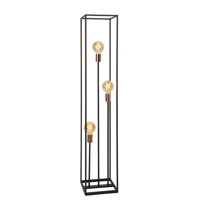 Direct Verzonden Lucide ARTHUR - Vloerlamp - 3xE27 - Zwart