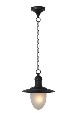 Lucide ARUBA - Hanglamp Binnen/Buiten - Ø 25 cm - 1xE27 - IP44 - Zwart Gereduceerde Prijs