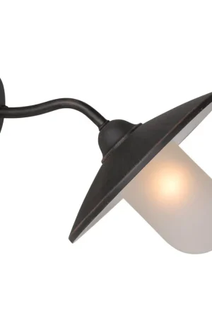 Merkproduct Lucide ARUBA - Wandlamp Binnen/Buiten - Ø 30 cm - 1xE27 - IP44 - Roest bruin