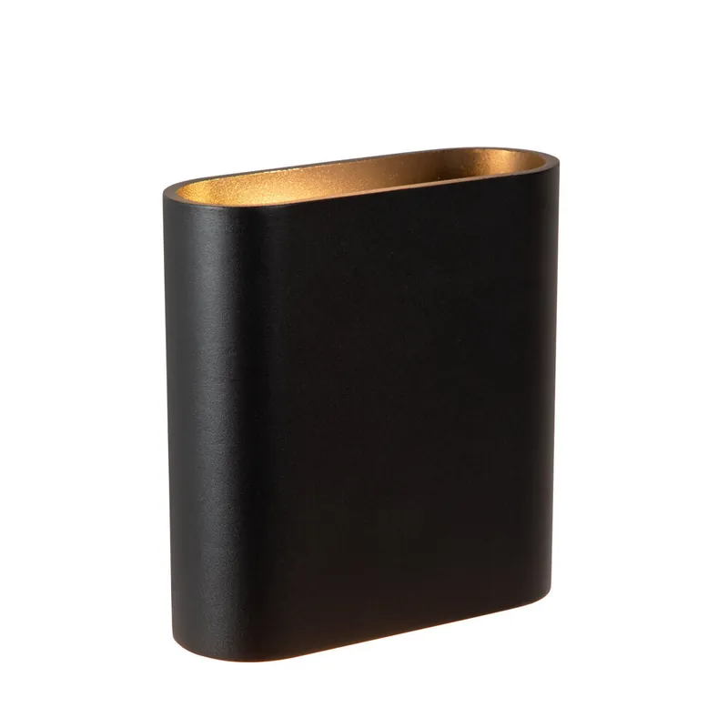 Hete Deal Lucide ATILA - Wandlamp Binnen/Buiten - LED Dimb. - 2x5W 2700K - IP54 - Zwart