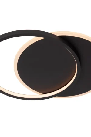 Voordeelprijs Lucide AXELLE - Plafonnière - Ø 29,5 cm - LED 3 StepDim - 1x24W 2700K - Zwart