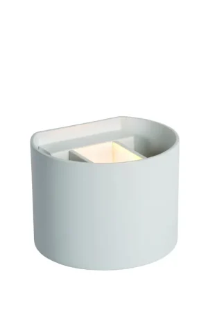 Speciale Aanbieding Lucide AXI - Wandspot / Wandlamp Badkamer - LED - 2x3,5W 2700K - IP54 - Verstelbare stralingshoek - Wit