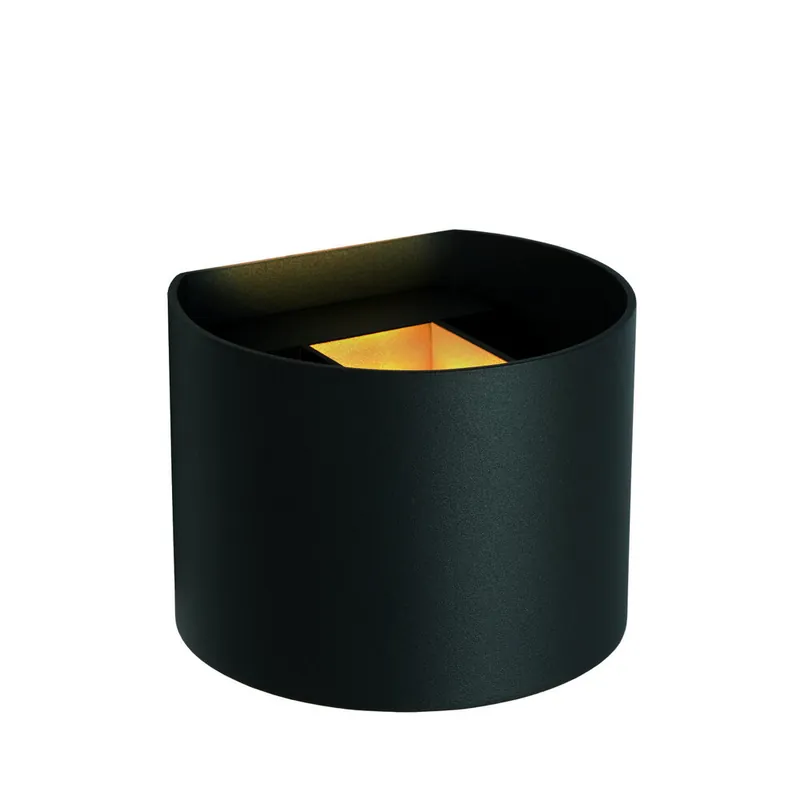Lucide AXI - Wandspot / Wandlamp Badkamer - LED - 2x3,5W 2700K - IP54 - Verstelbare stralingshoek - Zwart Weekendaanbieding