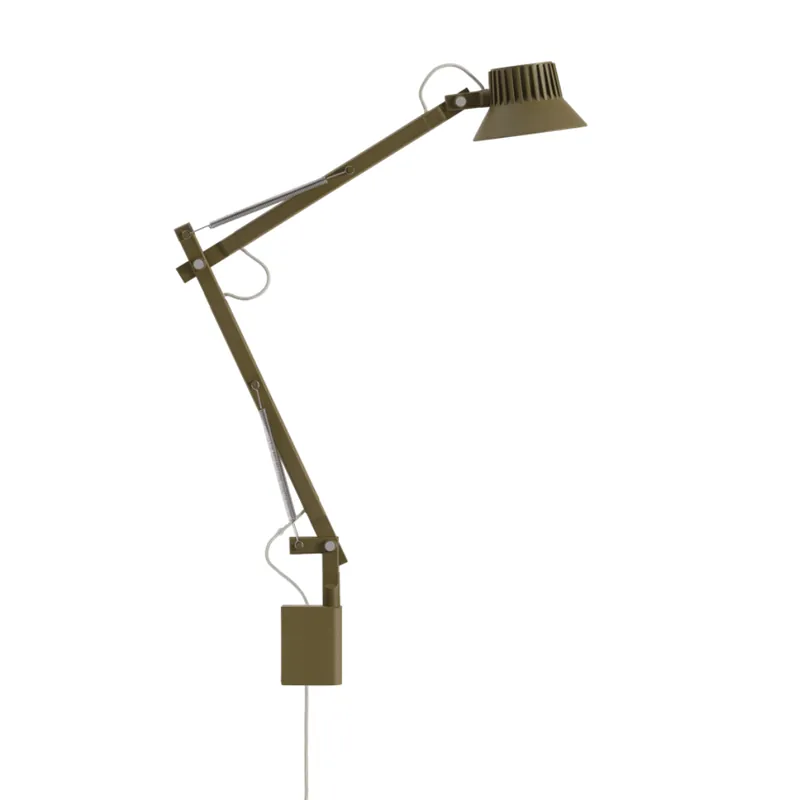 Muuto Dedicate wandlamp S2 short arm brown green Goedkoop