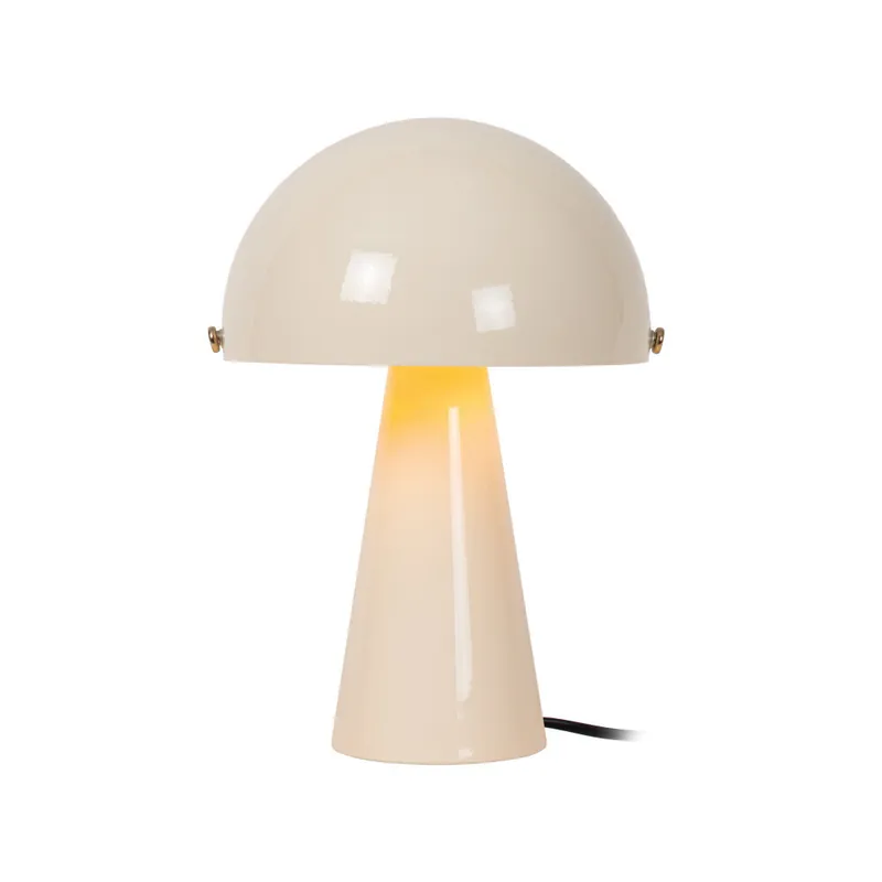 Meest Verkocht Lucide BARONE - Tafellamp - Ø 23 cm - 1xE27 - Beige | Vibes