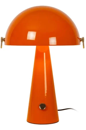 Uitverkoop Lucide BARONE - Tafellamp - Ø 38 cm - 1xE27 - Oranje | Vibes