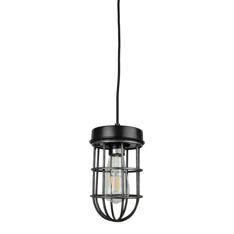 Tijdelijk Beschikbaar Urban Interiors hanglamp Barn - 1 lichts - 12 x132 cm - zwart