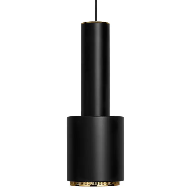 Artek - A110 Hanglamp "Hand Grenade" zwart / messing Betaalbaar
