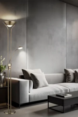 LED uplighter met flexibele leesarm LEONAS Bestel Nu