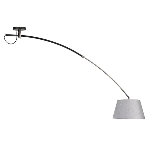 Grote plafondlamp boog met kap Snelle Levering
