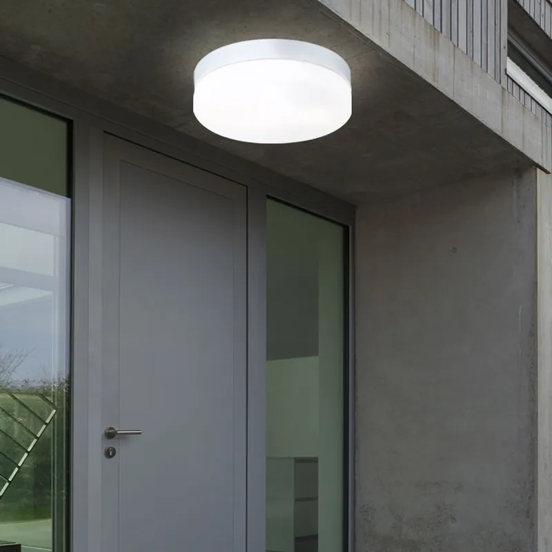 Laatste Versie Decoratieve aluminium plafondlamp, zilver VRANOS