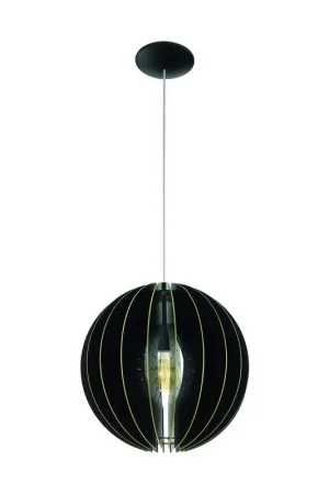 Aanbieding EGLO Fabessa Hanglamp - E27 - Hout - Zwart/Goud