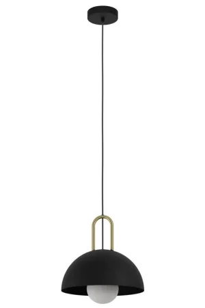 Koop Online EDI lightCalmaneraHanglamp-E27-Ø32,5cm-Zwart/Geelkoper