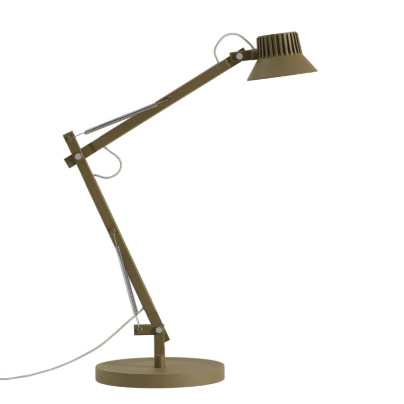 Muuto Dedicate bureaulamp S2 bruin-groen Bestel Nu