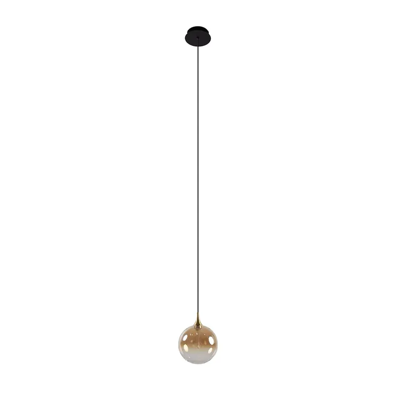 Hanglamp – Amber glas Gereduceerde Prijs