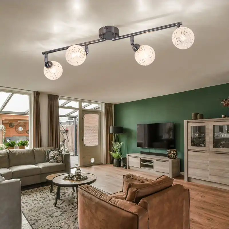 Stijlvolle plafondlamp met verstelbare spots ORLENE Merkproduct