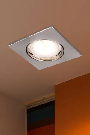 LED inbouwspot, aluminium, beweegbaar, L 8 cm Actieprijs
