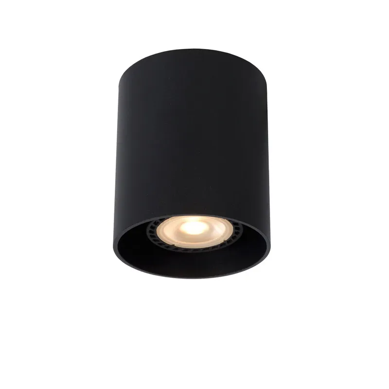 Lucide BODI - Plafondspot - Ø 8 cm - 1xGU10 - Zwart Goedkoop
