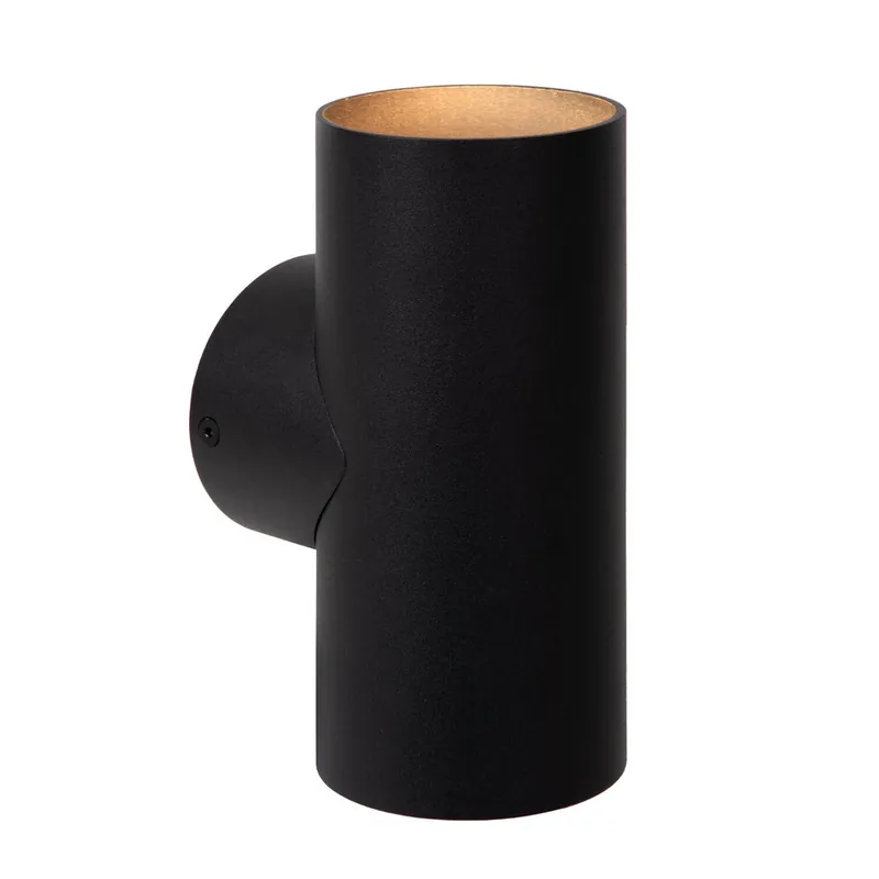 Lucide BONDI - Wandspot / Wandlamp - 2xGU10 - Zwart Laatste Kans