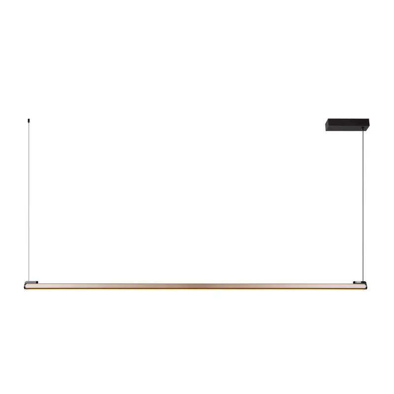 Lucide BRAGA - Hanglamp - LED Dimb. - CCT - 1x36W 2700K/4000K - Handbewegingssensor - Koffie | Premium Hoge Kwaliteit
