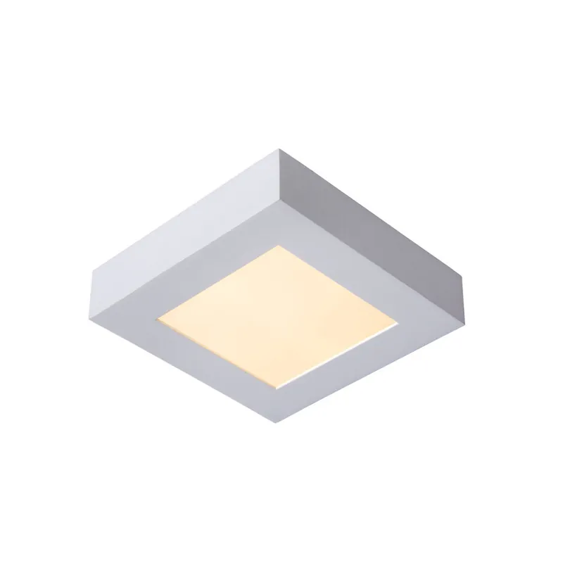Actieprijs Lucide BRICE-LED - Plafonnière Badkamer - LED Dimb. - 1x15W 3000K - IP44 - Wit