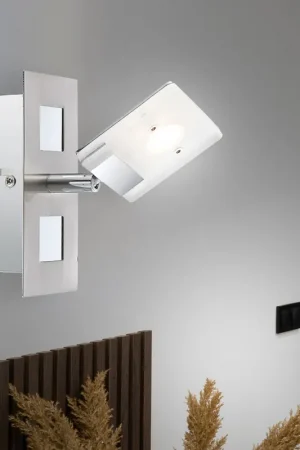 LED wandlamp, flexibele spot, gesatineerd, L 15cm Koop Vandaag