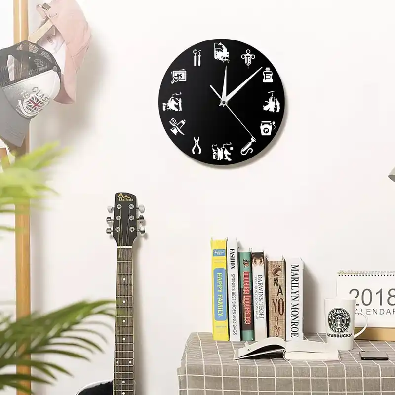 Dental-Design Wandklok - Stijlvolle Klok voor Tandartspraktijken Alleen Vandaag