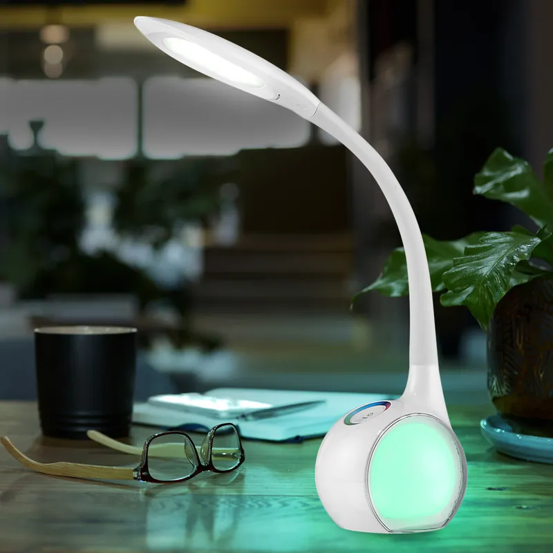 Bestel Nu LED tafellamp, aanraakgevoelig, dimmer, flexo, kleuren fixeerbaar
