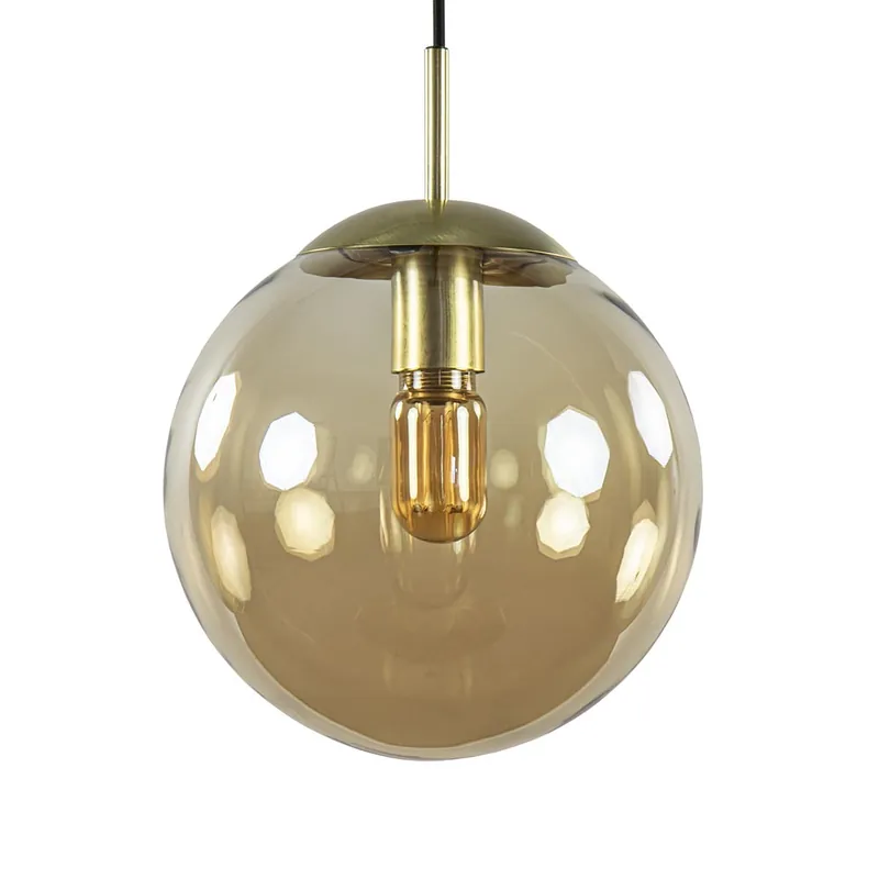 Veilige Betaling Hanglamp Bollique 25 matgoud/amber