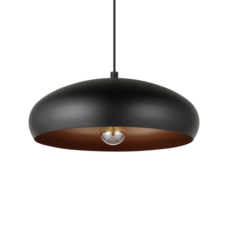 Finale Uitverkoop EGLOMogano1Hanglamp-E27-Ø40cm-Zwart/Koper