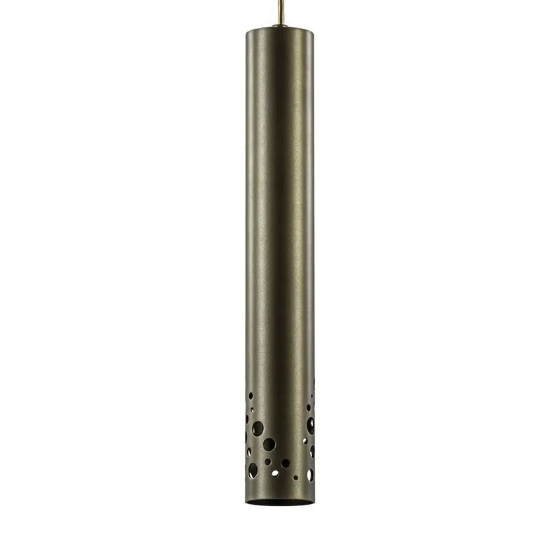 Hanglamp cilinder brons/gold Koop Vandaag