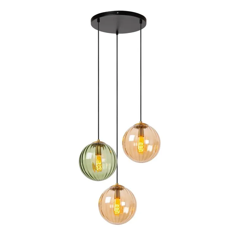 Finale Uitverkoop Lucide MONSARAZ Hanglamp - Groen