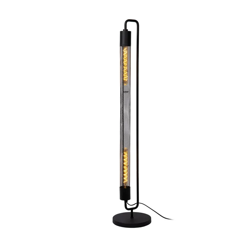Gratis Verzending Lucide CALIXT - Vloerlamp - 2xE27 - Zwart