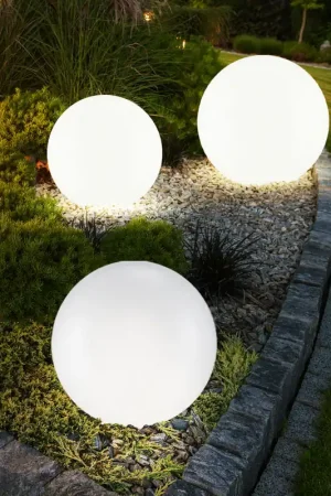 Set van 3 LED solar globes in verschillende maten Hoge Kwaliteit