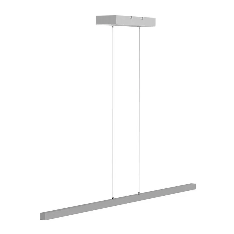 Mexlite Hanglamp Danske - mat chroom - 140x125 cm Seizoensaanbieding