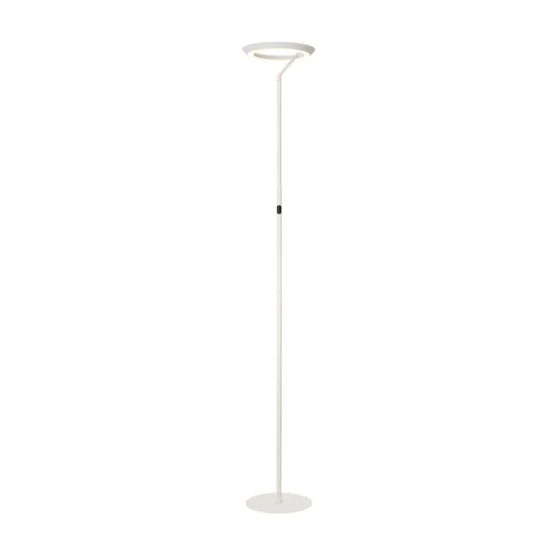 Lucide CELESTE - Vloerlamp - Ø 28 cm - LED Dimb. - 1x21W 2700K - Wit Koopje