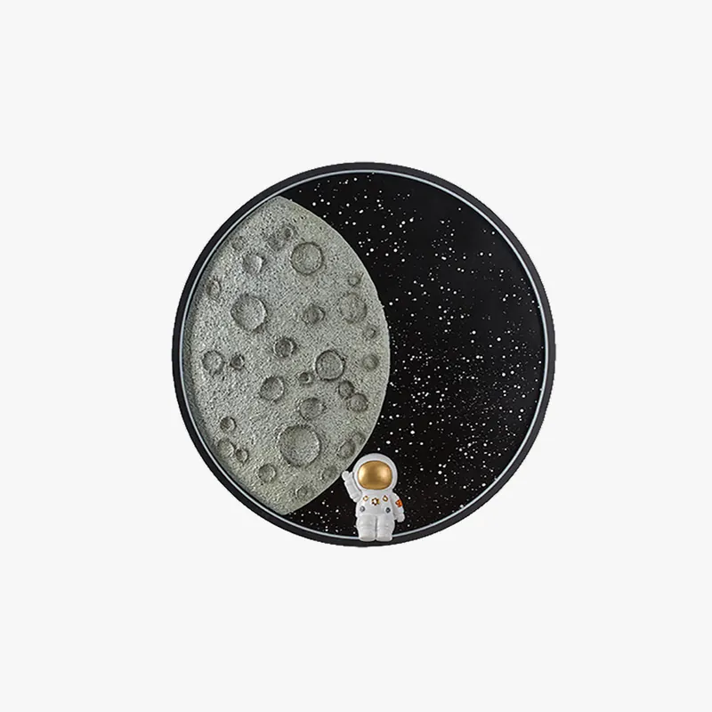 Actieprijs Elif Modern Astronaut Maan LED Wandlamp Slaap/Kinderkamer Binnen Metaal Dimbaar