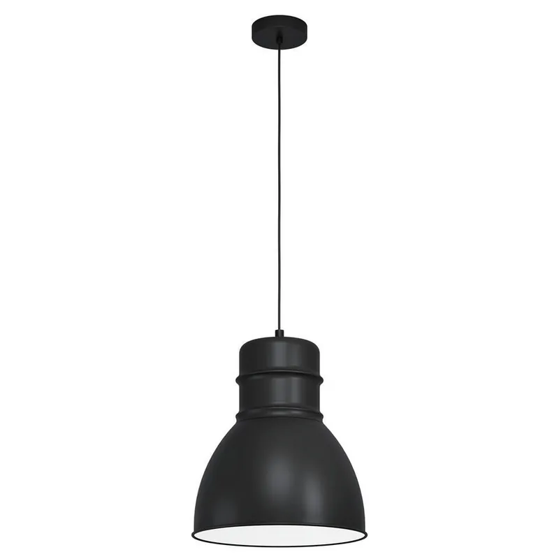 EGLOEburyHanglamp-E27-Ø38cm-Zwart/Wit Favoriet