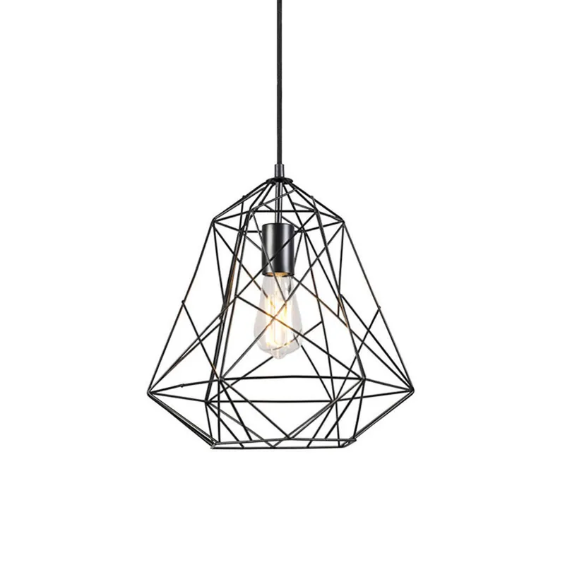 Voordeelprijs Qazqa hanglamp framework zwart e27