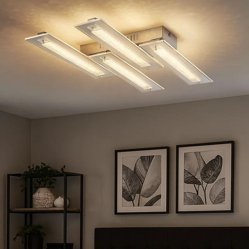 Plafondlamp LED lamp glas kristallen RARENIUM Dagaanbieding