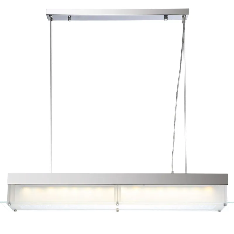 Lage Kosten 48W LED hanglamp in chroom met afstandsbediening SOKRATES
