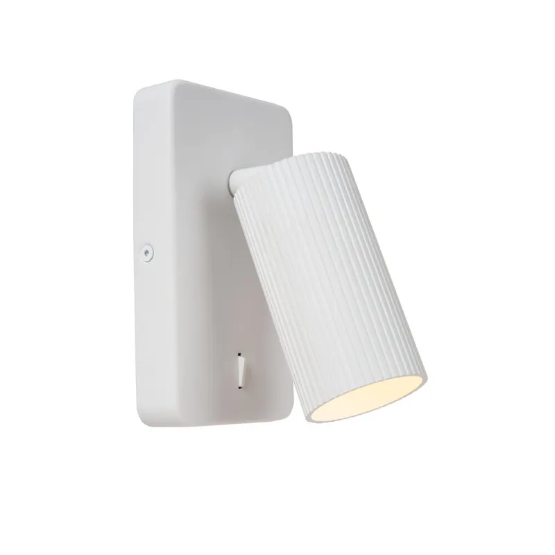 Betrouwbaar Lucide CLUBS - Bedlamp / Wandlamp - 1xGU10 - Wit