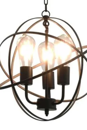 Lage Kosten vidaXL - Plafond Lamp - Zwart - Metaal