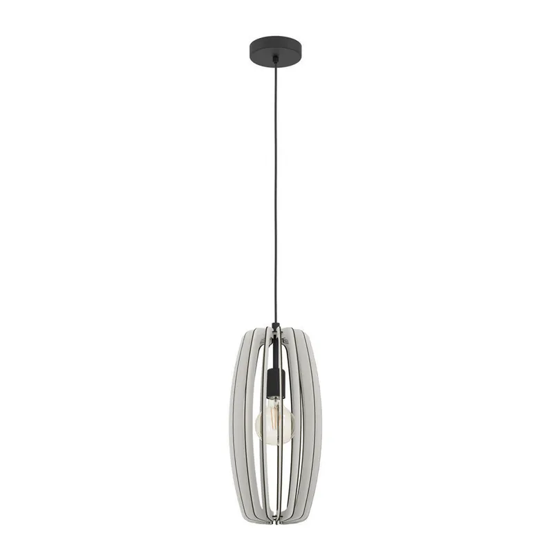 EGLO Bajazzara Hanglamp - E27 - 26 cm - Zwart Hoge Kwaliteit