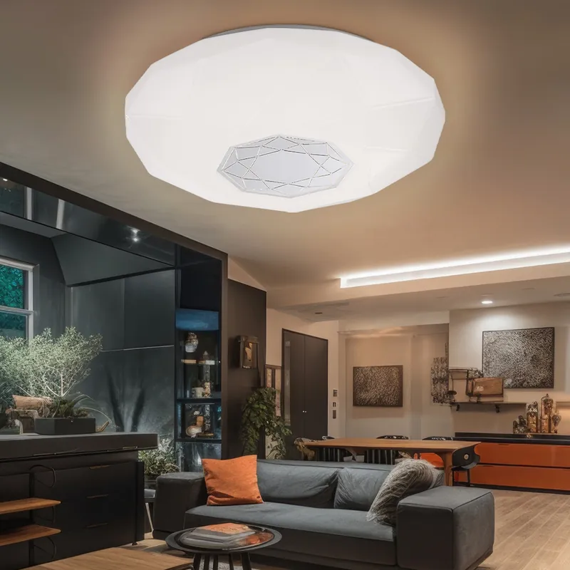 Beste Prijs LED plafondlamp, neutraal wit, gespiegeld decor, D 40cm