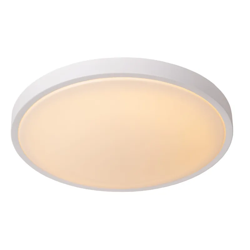 Nieuw Lucide DASHER - Plafonnière Badkamer - Ø 41 cm - LED - 1x24W 2700K - IP44 - Bewegingssensor - Wit