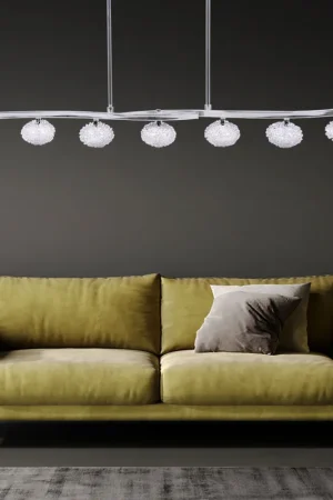 Elegante hanglamp met een gebogen vorm Korting