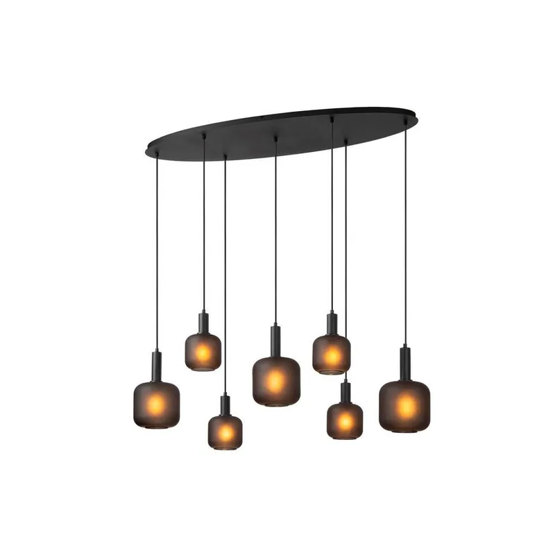 Lucide ELOISE Hanglamp - Zwart Weekendaanbieding
